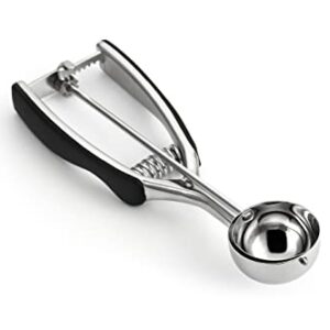 Spring Chef Ice Cream Scoop and Medium Cookie Scoop Bundle - Black