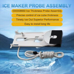 Jacqueline New Upgraded 000008660 Ice Thickness Control Probe Assembly (OEM) Compatible with Manitowoc I Series Ice Thickness Control-1 Year Warranty