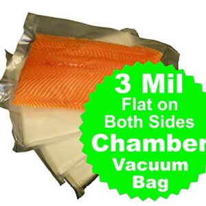 Chamber Bags Pouches 250 Pcs 3 Mil 14" x 16" BPA FREE Food Grade Sous Vide Cooking Commercial Chamber Vacuum Sealer Bag Impulse Clear Storage Flat Pouch