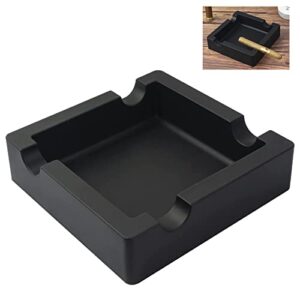 outdoor cigar ashtrays unbreakable large ring gauge silicone ashtrays for patio/outside/indoor/home decor with 4 rest cigar holder ash tray minimalistic