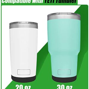 Silicone Boot Sleeve for YETI Tumbler 30 oz, 20 oz - Safer Protection and Less Noise for Yeti Coffee Mug Cup 20oz 30 oz - Dishwasher Safe