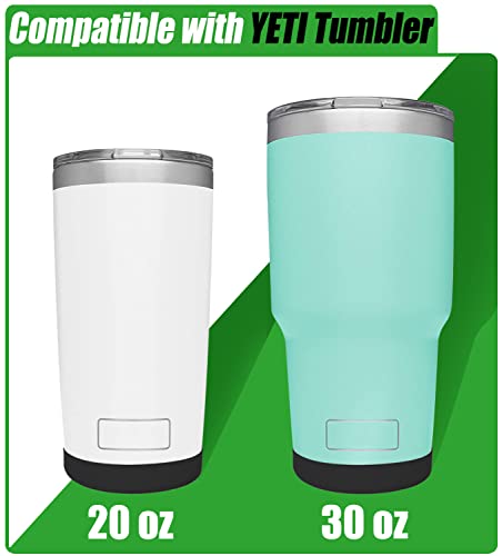 Silicone Boot Sleeve for YETI Tumbler 30 oz, 20 oz - Safer Protection and Less Noise for Yeti Coffee Mug Cup 20oz 30 oz - Dishwasher Safe