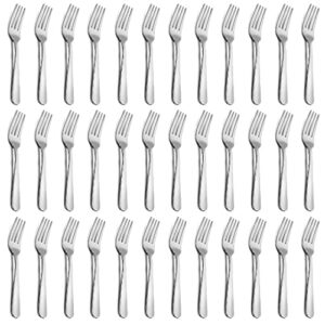 36-piece dinner forks set, funnydin 7.1 inches stainless steel forks silverware, durable table forks set, use for home, kitchen and restaurant - mirror polished, dishwasher safe