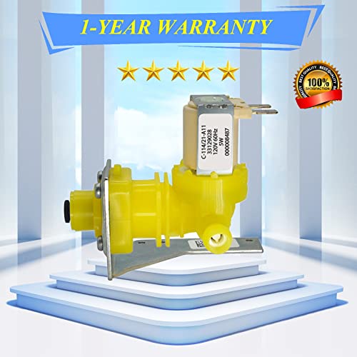 000009120, 000008483 Water Inlet Valve，000008487 Freezer Inlet Valve, 120V, 60Hz, 5W Compatible with IH9120 Manitowoc Ice Machine - Valve Only, 2-Year Warranty