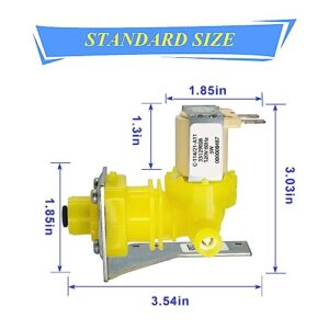 000009120, 000008483 Water Inlet Valve，000008487 Freezer Inlet Valve, 120V, 60Hz, 5W Compatible with IH9120 Manitowoc Ice Machine - Valve Only, 2-Year Warranty