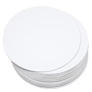 40-packs cake boards round 10 inch white cake circles rounds base food-grade cardboard cake plate（thinner but stronger） qiqee