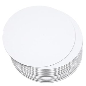 40-Packs Cake Boards Round 10 Inch White Cake Circles Rounds Base Food-Grade Cardboard Cake Plate（Thinner But Stronger） qiqee