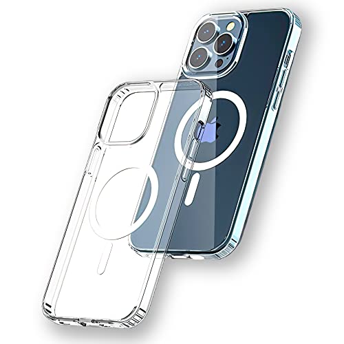 CASEFREAK Clear Case for iPhone 11 Pro with Magnetic Ring, Compatible with Mag-Safe Accessories, Slim Fit Anti-Yellowing Protective Case for iPhone 11 Pro (5.8" Screen)