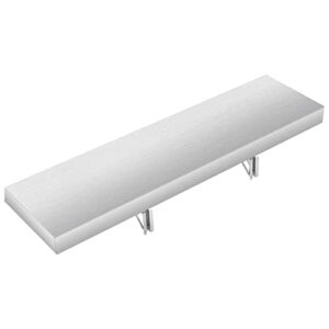 concession shelf- 48l x 12w inch stainless steel foldable perfect for food truck, trailer and window service