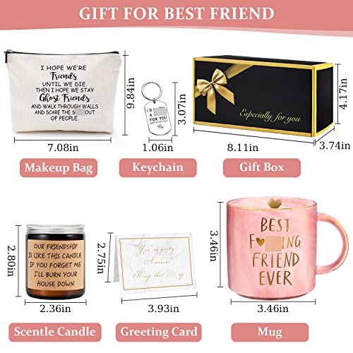 Gifts for Women Best Friends Birthday Friendship Gifts for Women Friends Themed Gifts Basket Unique Bff Gifts for Friends Female Funny Bestfriend Birthday Gifts Bestie Gifts Best Friend Stuff