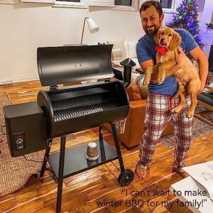 Z GRILLS Wood Pellet Smoker with Upgraded PID Controller, 8 in 1 BBQ Grill, 553 sq in Cooking Area, 550B2