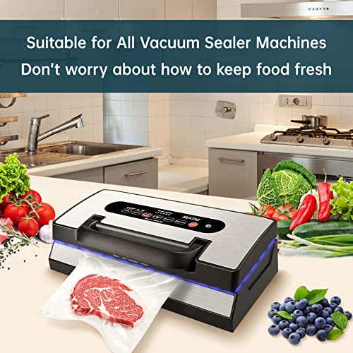 SEATAO Vacuum Sealer Bags 300 Pint 11 x 16 Inch for Food Saver, Seal a Meal, Commercial Grade, BPA Free, Great for vac storage, Meal Prep or sous vide