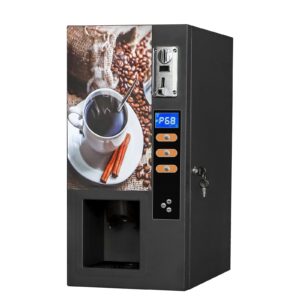rxfsp smart commercial fully automatic table type self coin payment 3 flavor instant hot coffee vending machine tea milk