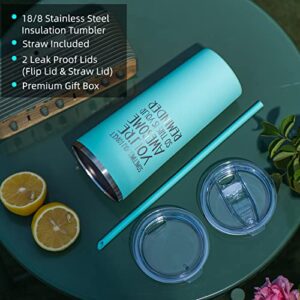 Inncup Birthday Gifts for Women,Gifts for Friends Female,Thank You Gifts,Inspirational Gifts,Birthday Presents for Women,Gifts for Friend,Her,Women,Coworker,Employee-22 Oz Stainless Steel Tumbler