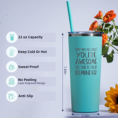 Inncup Birthday Gifts for Women,Gifts for Friends Female,Thank You Gifts,Inspirational Gifts,Birthday Presents for Women,Gifts for Friend,Her,Women,Coworker,Employee-22 Oz Stainless Steel Tumbler