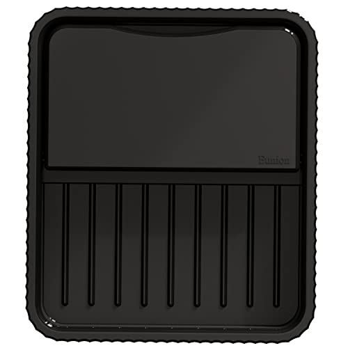 Lid Holder, Spoon Rest for Countertop, Cooking Ladle/Spatula/Spoon Holder for Stove Top, Square, Black