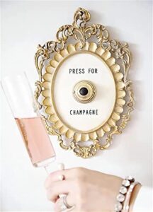 wejioin press for champagne button, ring mini press for champagne button, press for champagne door ring bell, champagne themed decor wall plaque ornament gift for party christmas home bedroom hotel