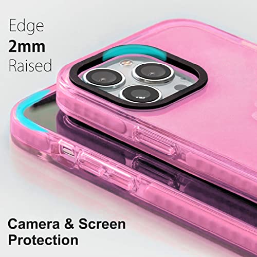 Neon Clear Case for iPhone 11 Pro Max, Cute Retro Vibrant Design Phone Cases for Women 80s Accessories,Camera Protector Cover Soft Silicone Shockproof Protective Case for iPhone 11 Pro MAX 6.5inch