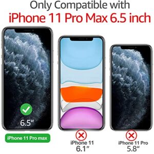 Neon Clear Case for iPhone 11 Pro Max, Cute Retro Vibrant Design Phone Cases for Women 80s Accessories,Camera Protector Cover Soft Silicone Shockproof Protective Case for iPhone 11 Pro MAX 6.5inch