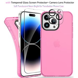 Neon Clear Case for iPhone 11 Pro Max, Cute Retro Vibrant Design Phone Cases for Women 80s Accessories,Camera Protector Cover Soft Silicone Shockproof Protective Case for iPhone 11 Pro MAX 6.5inch