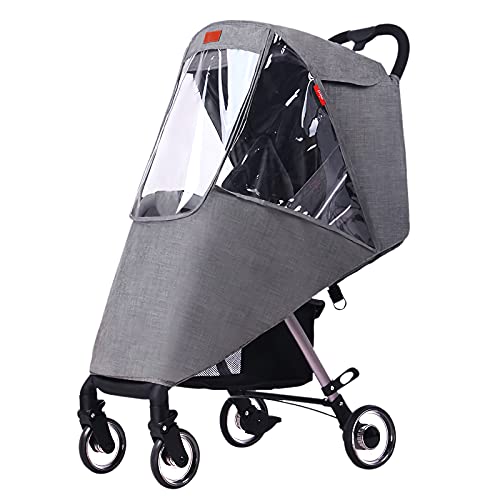 Baby Stroller Cold Weather Shield Winter Universal Windproof Stroller Rain Cover Protection Travel Strollers Cover Raincoat Pushchairs Accessories Baby Travel Weather Shield for Outdoor