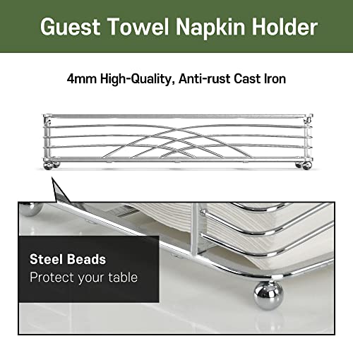 LEVIMETREE Guest Towel Napkin Holder - Guest Towels Disposable Bathroom Napkin Holder, Napkin Holder for Bathroom, Paper Towel Holder - Napkin Holders for Paper Napkins, Kitchen Restaurant Home Décor