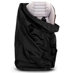 lihao universal stroller travel bag, gate check bag for car seat, waterproof travel carry bag, 600d oxford, black