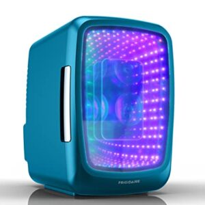 Frigidaire EFMIS179 Gaming Light Up Mini Beverage Refrigerator, Blue