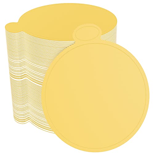 100 Pcs 3 Inch Mini Cake Boards Mousse Cupcake Base, Gold 8cm