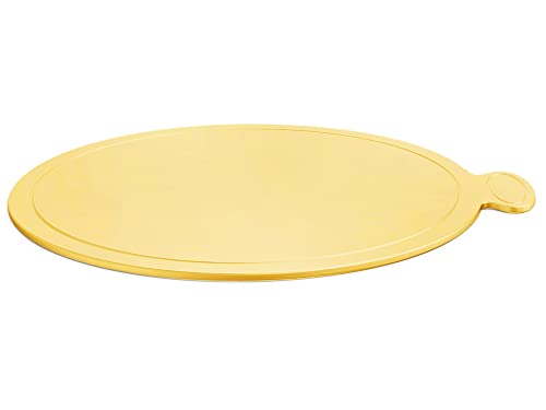 100 Pcs 3 Inch Mini Cake Boards Mousse Cupcake Base, Gold 8cm