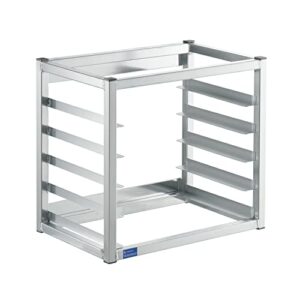 amgood wall mounted sheet bun pan rack | fits 5 pans | 21″ x 13″ x 18″ | aluminium | nsf