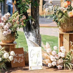 Gorgeous Gold Wedding Table Numbers - Modern Double Sided Lettering with Head Table Card - 4 x 6 inches and Numbered 1-30 - Perfect for Weddings and Events