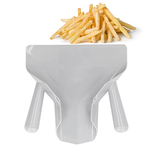 French Fry Popcorn Scoop, Chip Popcorn Bagger French Fry Bagger Commercial Fry Bagger Scooper Ice Candy Snacks Desserts Scooper with Dual Handle