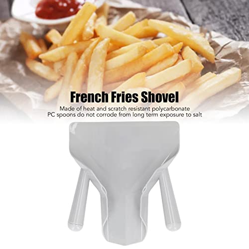 French Fry Popcorn Scoop, Chip Popcorn Bagger French Fry Bagger Commercial Fry Bagger Scooper Ice Candy Snacks Desserts Scooper with Dual Handle