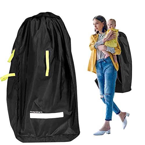 Stroller Travel Bag for Airplane Gate Check – Protective Airport Approved Baggage Gate Check Storage Sack for Traveling with Standard or Double Stroller – Easy Carrying with Padded Backpack Straps