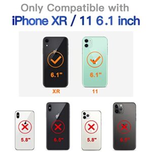 CANSHN 3 Pack Screen Protector for iPhone XR and iPhone 11 Tempered Glass with Easy Installation Frame - Anti-Scratch - Case Friendly - HD Clear Film for iPhone XR/11 6.1 Inch