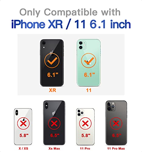 CANSHN 3 Pack Screen Protector for iPhone XR and iPhone 11 Tempered Glass with Easy Installation Frame - Anti-Scratch - Case Friendly - HD Clear Film for iPhone XR/11 6.1 Inch