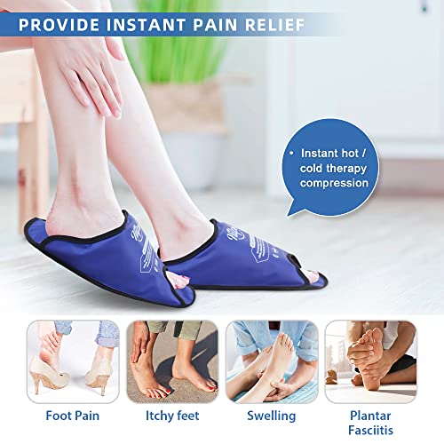 Hilph Bundle of 2 Pack Ice Slippers + Ice Cap for Chemotherapy