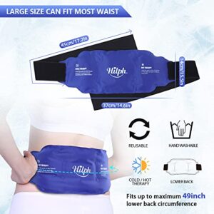 Hilph Bundle of Jaw Ice Pack with 4 Nylon Gel Pack + Back Ice Pack