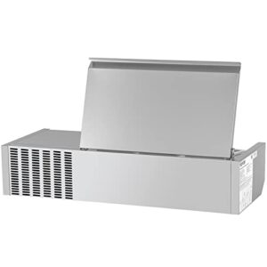 VEVOR 10.8 Qt Sandwich Table 150W Stainless Salad Bar Refrigerated Condiment Prep Station, 48-Inch, Silver