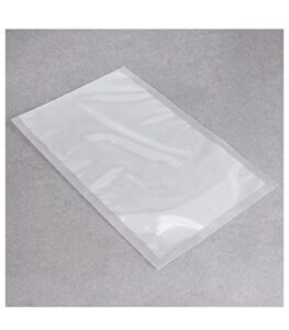vacuum sealer bags 100 bags 10” x 7” strong food grade bpa free works with all sealers. precut easy tear notch textured food storage bag,seal meal snack fruit nut,boil steam heat freeze safe sous vide bags,commercial food heavy duty sealable bags