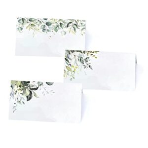 135 pack place cards with watercolor pattern seating place cards for table setting table weddings,banquets,dinner parties,name cards(3 styles)