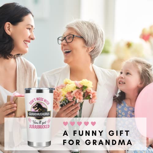 Grandma Gifts - Gifts for Grandma from Granddaughter, Grandson, Grandkids, Grandchildren - Grandma Birthday Gifts, Mothers Day Gifts for Grandma - Grandma Gift, Grandmother Gift Ideas - 20Oz Tumbler