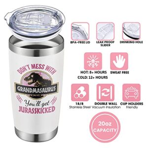 Grandma Gifts - Gifts for Grandma from Granddaughter, Grandson, Grandkids, Grandchildren - Grandma Birthday Gifts, Mothers Day Gifts for Grandma - Grandma Gift, Grandmother Gift Ideas - 20Oz Tumbler