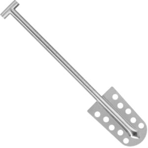 cook's brand kt1048p 48' commercial perforated kettle paddle, heavy duty stainless steel