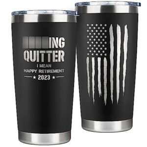 Retirement Gifts for Men 2023 - Retired Gifts for Men, Him, Dad, Husband, Friend, Coworker, Boss - Mens Retirement Gifts, Happy Retirement Gifts, Funny Retirement Gifts Men, Retired Men - 20Oz Tumbler