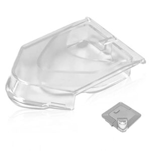 wardfyt pour spout cover replacement compatible with ninja blender lid 72 oz pitchers,replacement lid flap spout cover for nin-ja blender square pitcher top,clear,polycarbonate,nj600 bl610 bl740 bl700