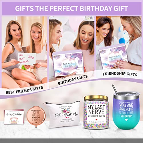 Gifts for Women, Birthday Gifts for Women, Happy Birthday Gifts Basket for Women, Gift Set for Best Friends Female Women Sister Mom Wife Her Girlfriend Coworker Bestie Bff