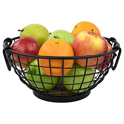 Spectrum Madison Fruit Bowl for Storage and Display of Fruit, Vegetables, Produce on Kitchen Counter, Dining Room Table