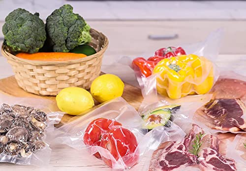 Vaakas Vacuum Sealer Bags Rolls 2 Pack 11''x16' For Food Saver, Weston. Commercial Grade, Vacuum Seal Bags Rolls,BPA Free,Great for Vac Storage Seal Bags, Meal Prep with Sous Vide